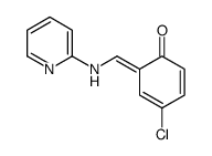 4-chloro-6-[(pyridin-2-ylamino)methylidene]cyclohexa-2,4-dien-1-one Structure