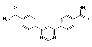 2,4-bis[(4-carbamoyl)phenyl]-1,3,5-triazine结构式