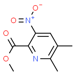 2-Pyridinecarboxylicacid,5,6-dimethyl-3-nitro-,methylester(9CI)结构式