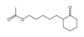 5-(2-oxocyclohexyl)pentyl acetate Structure