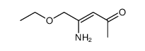 5-ethoxy-4-amino-pent-3-en-2-one结构式