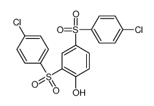 2,4-bis[(4-chlorophenyl)sulfonyl]phenol Structure