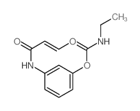 [3-(but-2-enoylamino)phenyl] N-ethylcarbamate结构式