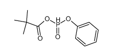 (phenyl phosphonic) pivalic anhydride Structure