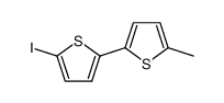 5-iodo-5'-methyl-2,2'-bithiophene Structure