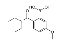 5-methoxy-2-(N,N-diethylcarboxamido)phenylboronic acid结构式