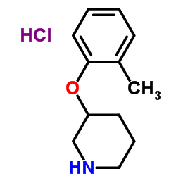 3-(2-Methylphenoxy)piperidine hydrochloride (1:1)结构式