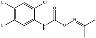o-(n-(2,4,5-trichlorophenyl)carbamoyl)acetone oxime结构式