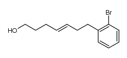 (E)-7-(o-bromophenyl)hept-4-en-1-ol结构式