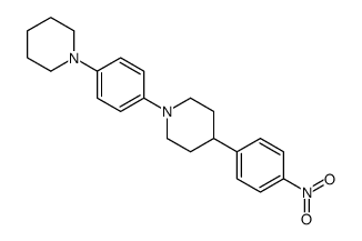 4-(4-nitrophenyl)-1-(4-piperidin-1-ylphenyl)piperidine结构式