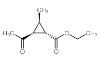 Cyclopropanecarboxylic acid, 2-acetyl-3-methyl-, ethyl ester, (1alpha,2beta,3beta)- (9CI) Structure