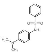 N-(4-Dimethylaminophenyl)benzenesulfonamide Structure