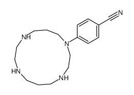 4-(1,4,8,11-tetrazacyclotetradec-1-yl)benzonitrile Structure