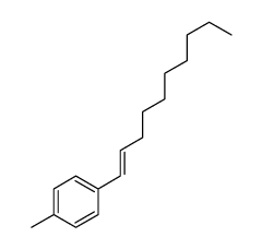 1-dec-1-enyl-4-methylbenzene Structure