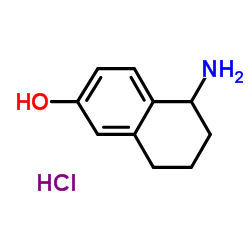 5-Amino-5,6,7,8-tetrahydronaphthalen-2-ol hydrochloride Structure