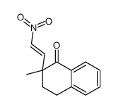 2-methyl-2-(2-nitroethenyl)-3,4-dihydronaphthalen-1-one结构式