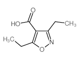 3,5-二乙基异噁唑-4-羧酸结构式