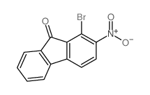 1-bromo-2-nitro-fluoren-9-one结构式