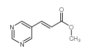 3-嘧啶-5-丙烯酸甲酯结构式