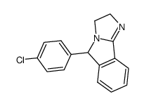5-(4-chlorophenyl)-2,3-dihydro-5H-imidazo-[2,1-a]-isoindole结构式