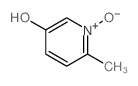 3-Pyridinol, 6-methyl-,1-oxide structure