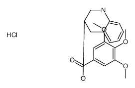 3,4,5-Trimethoxybenzoic acid 3,4-dihydro-2H-1,4-ethanoquinolin-3-yl ester hydrochloride Structure