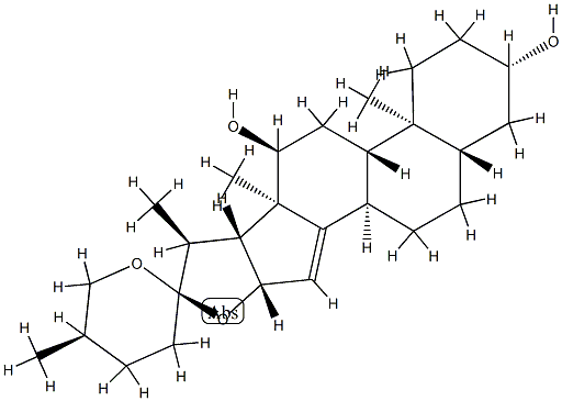 (25R)-5α-Spirost-14-ene-3β,12α-diol picture