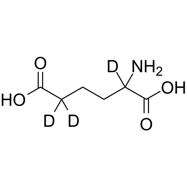 Aminoadipic acid-d3结构式