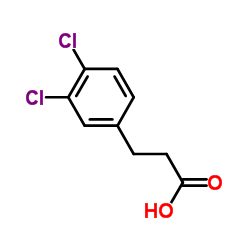 3-(3,4-Dichlorophenyl)propanoic acid structure