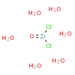 ZIRCONIUMOXYCHLORIDE,HEXAHYDRATE structure