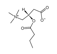 O-n-Butyryl-carnitin结构式