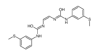 1,1'-[(E)-Vinylene]bis[3-(m-methylthiophenyl)urea] structure