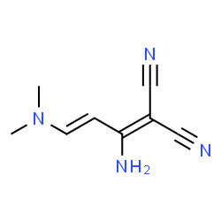 Propanedinitrile, [1-amino-3-(dimethylamino)-2-propenylidene]- (9CI) structure