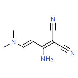 Propanedinitrile, [1-amino-3-(dimethylamino)-2-propenylidene]- (9CI) Structure