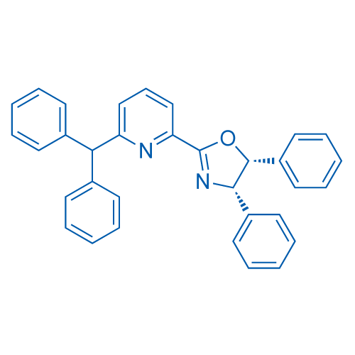 (4S,5R)-2-(6-二苯甲基吡啶-2-基)-4,5-二苯基-4,5-二氢恶唑图片