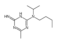 2-N-butyl-6-methyl-2-N-propan-2-yl-1,3,5-triazine-2,4-diamine Structure