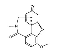rac-6-methoxy-10-methyl-galantham-1-ene-3,9-dione结构式