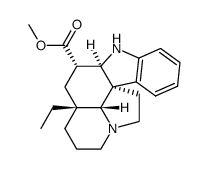 aspidospermidine-3-carboxylic acid methyl ester结构式