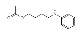 4-(N-phenylamino)-1-butyl acetate结构式