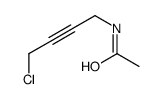 N-(4-chlorobut-2-ynyl)acetamide结构式
