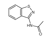 3-acetamido-1,2-benzisothiazole结构式