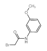 2-溴-n-(3-甲氧基苯基)乙酰胺结构式