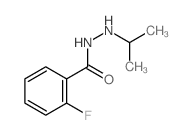 Benzoic acid,2-fluoro-, 2-(1-methylethyl)hydrazide结构式