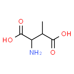 (2S)-2-amino-3-methyl-butanedioic acid结构式