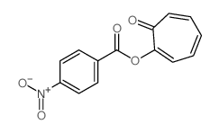 2,4,6-Cycloheptatrien-1-one,2-[(4-nitrobenzoyl)oxy]-结构式