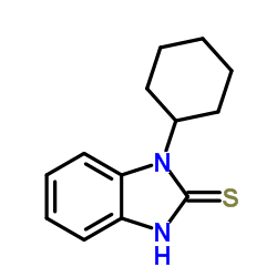 1-CYCLOHEXYL-1H-BENZIMIDAZOLE-2-THIOL structure