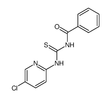 N-benzoyl-N'-(5-chloro-2-pyridyl)thiourea Structure