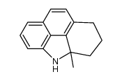 3a-methyl-2,3,3a,4-tetrahydro-1H-benzo[def]carbazole结构式