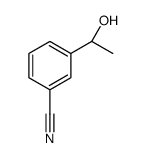 3-[(1R)-1-Hydroxyethyl]benzonitrile结构式