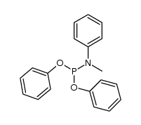 diphenyl methyl(phenyl)phosphoramidite Structure